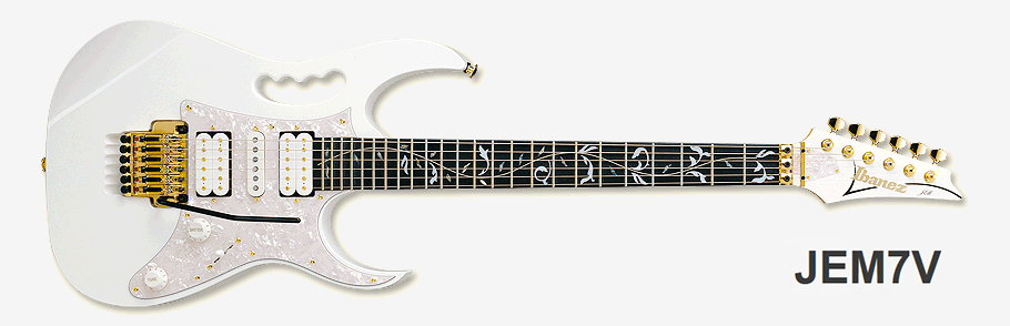 IBANEZ JEM7V WH گیتار الکتریک
