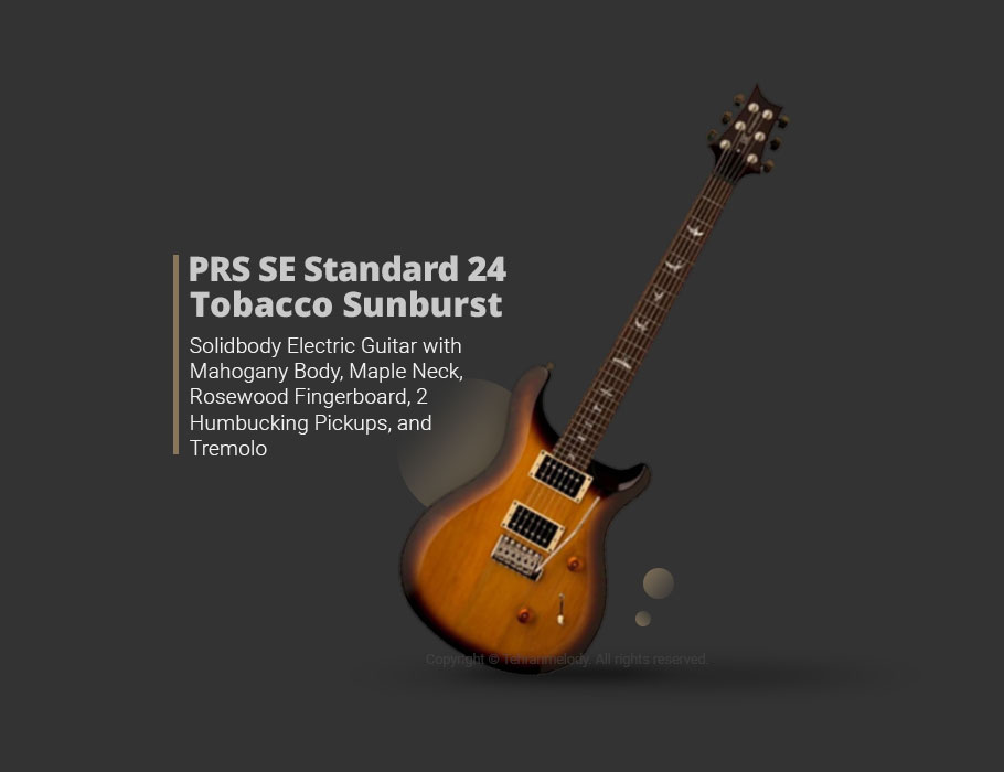 گیتار الکتریک PRS SE Standard 24 Tobacco Sunburst