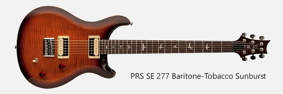  گیتار الکتریک   PRS SE 277 Baritone-Tobacco Sunburst