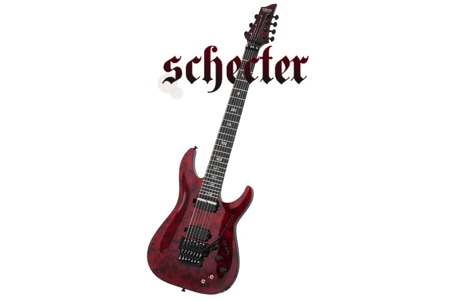 گیتار الکتریک Schecter C-7 FR S Apocalypse Red Reign SKU #3058