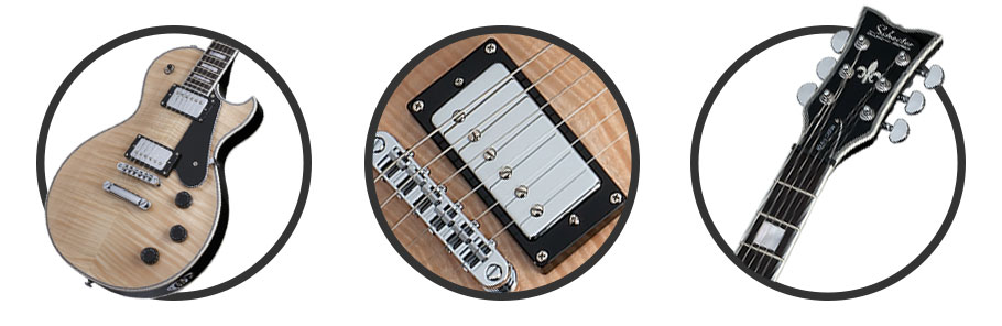 گیتار الکتریک Schecter Solo II Custom Gloss Natural (GNAT) SKU #655