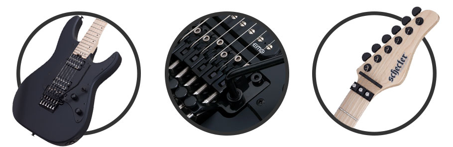 گیتار الکتریک Schecter Sun Valley Super Shredder FR-Black SKU #1283