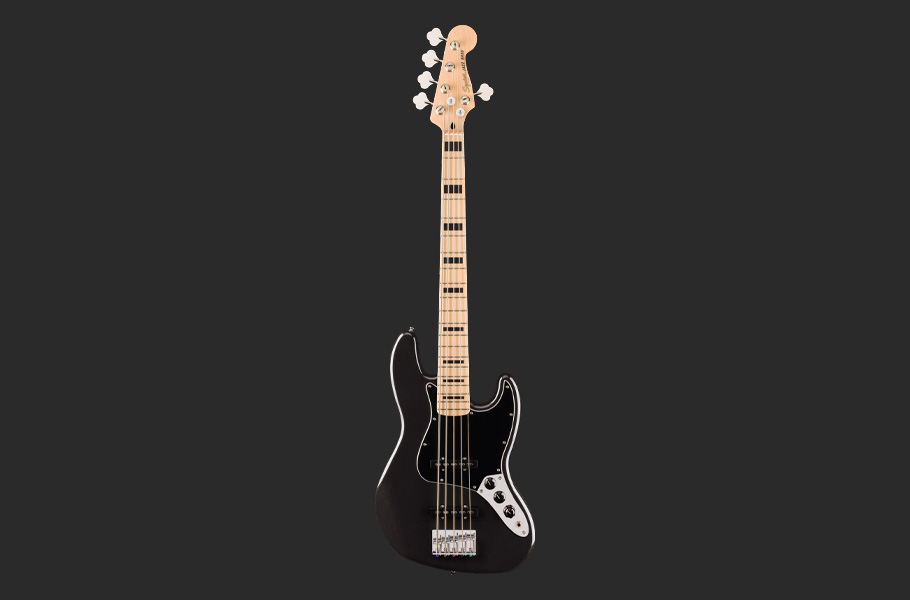 بیس Squier Affinity Active Jazz Bass V MN BPG Black Metallic