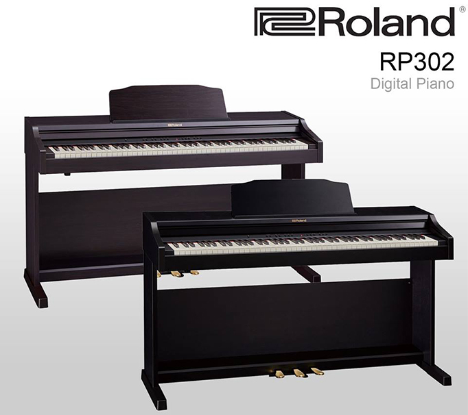 Roland RP302-Black پیانو دیجیتال