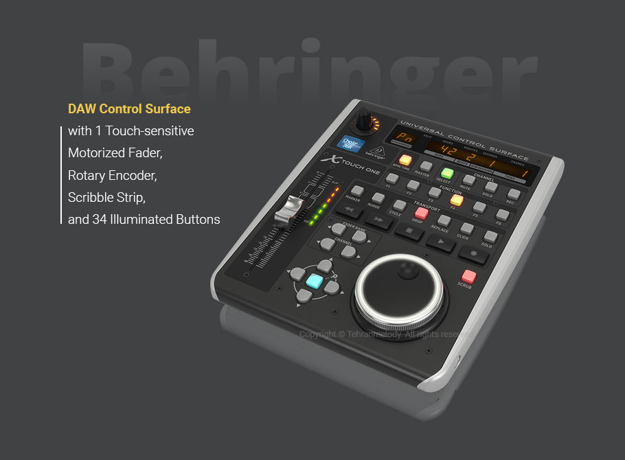 کنترلر نرم افزار Behringer X-TOUCH ONE