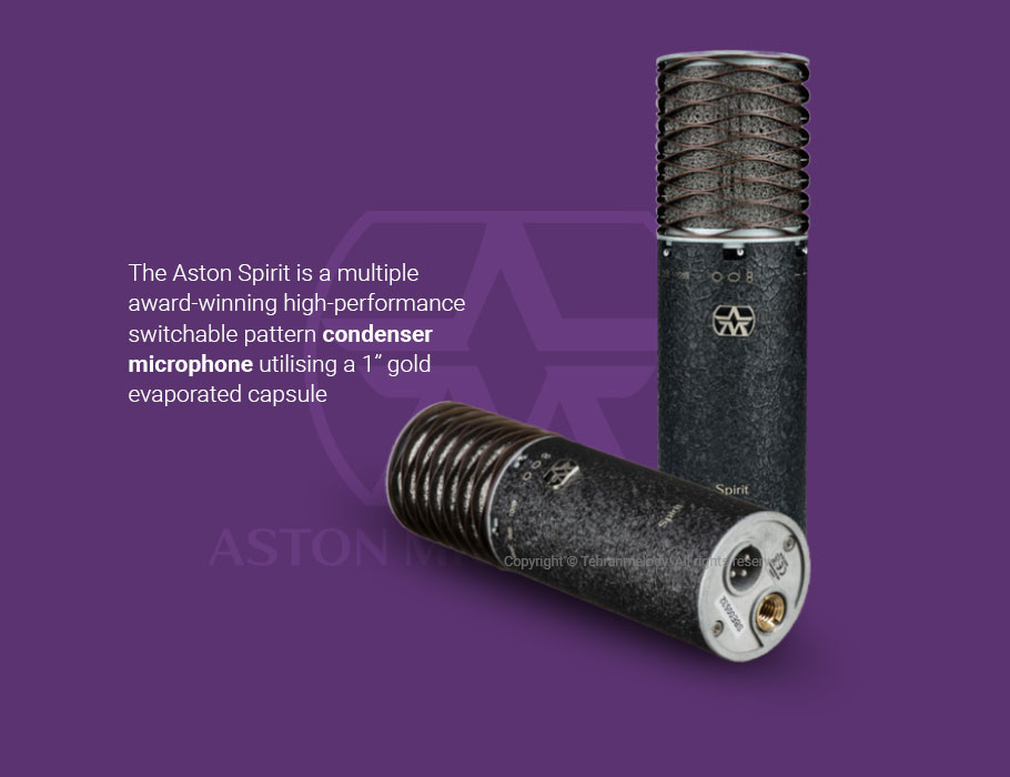 میکروفون استودیویی Aston Microphones Spirit Black Bundle