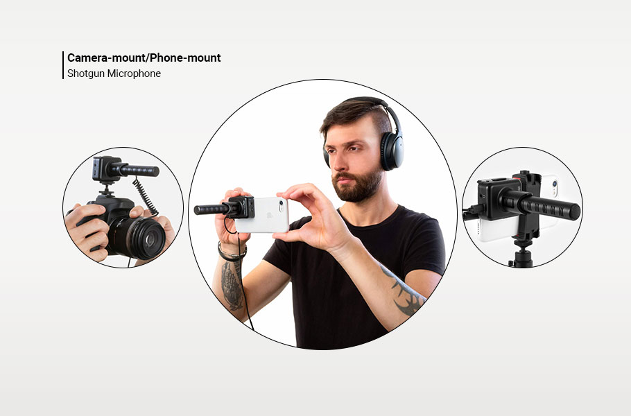 میکروفون IK Multimedia iRig Mic Video Shotgun-Style Video Microphone