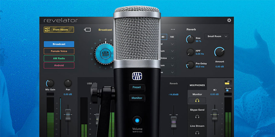 میکروفون یو اس بی PreSonus Revelator USB-C Microphone