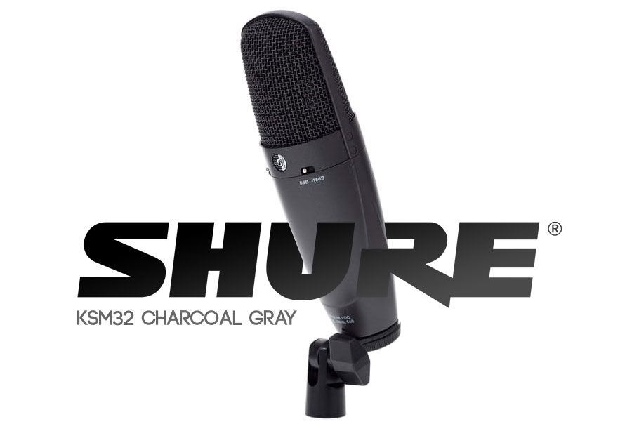 میکروفون استودیویی Shure KSM32 Charcoal Gray