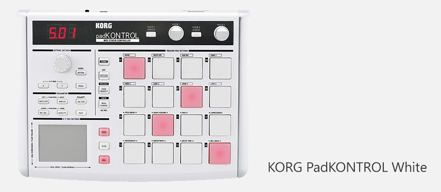 KORG PadKONTROL White پد کنترلر