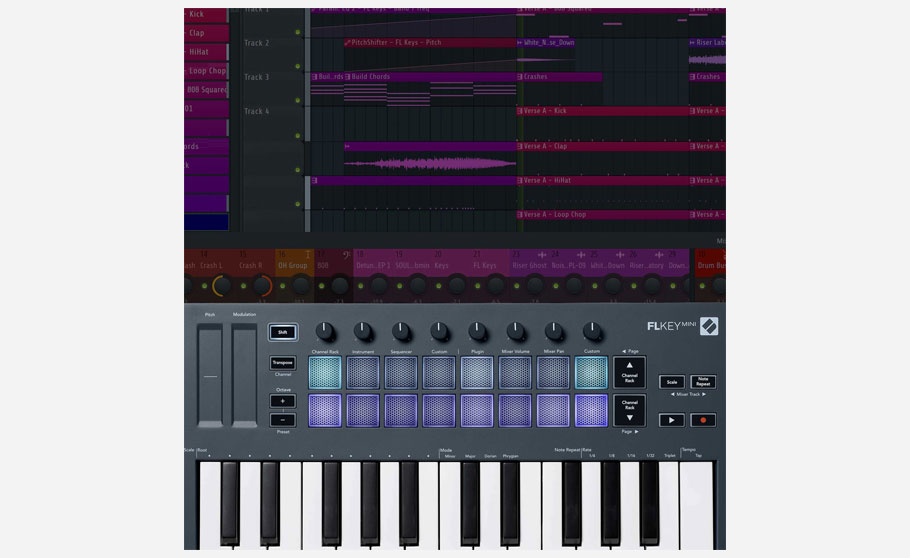 میدی کنترلر Novation FLkey Mini