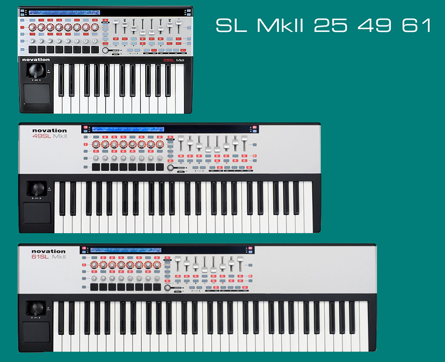 Novation 61 SL MKII میدی کنترلر