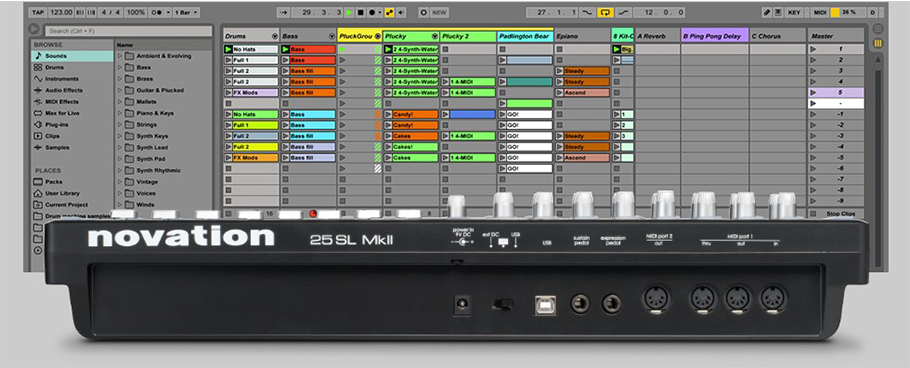 Novation 61 SL MKII میدی کنترلر