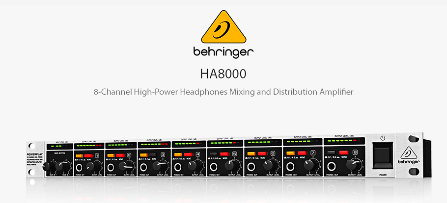 Behringer HA8000 پری آمپ هدفون