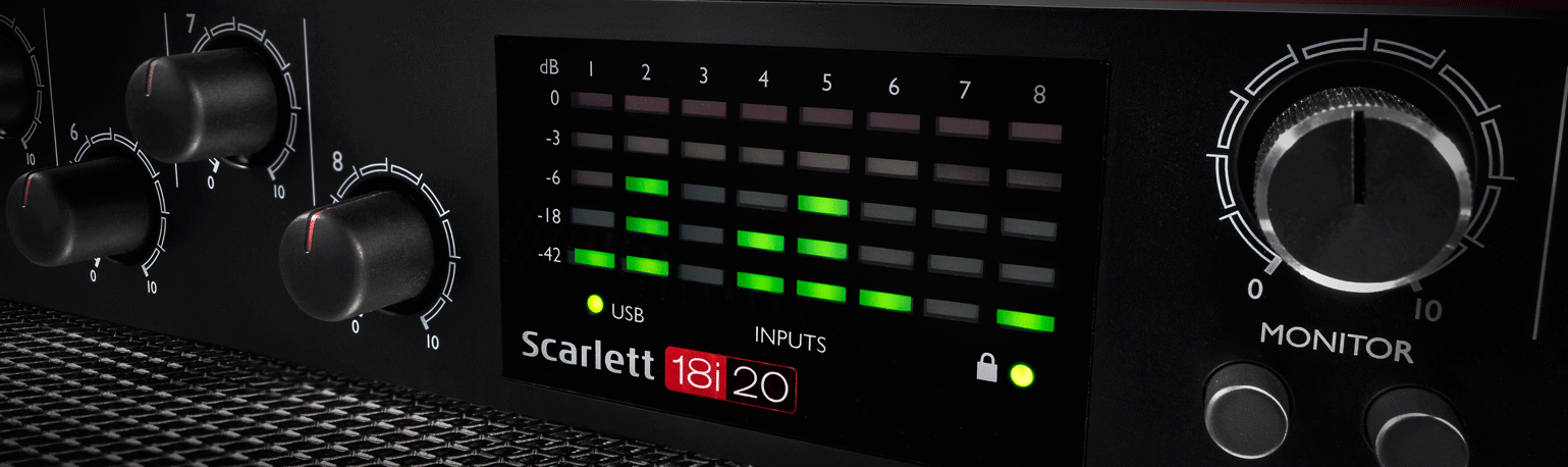 Focusrite Scarlett 18i20 G2 کارت صدا
