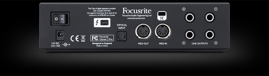 کارت صدا مخصوص سیستم عامل مک Focusrite Clarett 2Pre