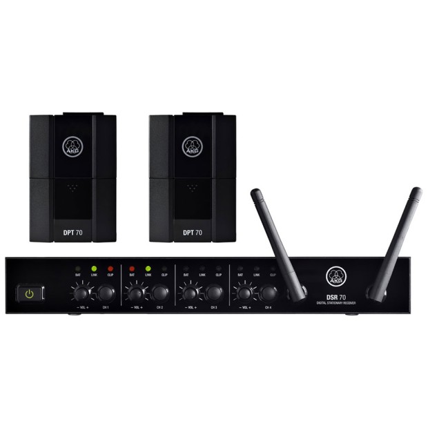 میکروفن بیسیم ای کی جی AKG DMS70 Q Instrumental Set Dual