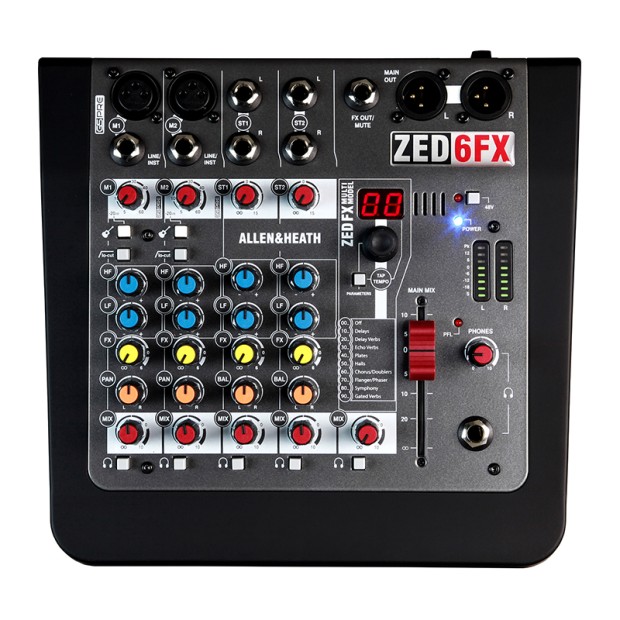 میکسر صدا Allen-Heath Allen & Heath ZED-6FX