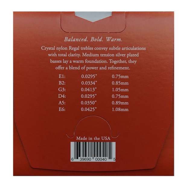 سیم گیتار کلاسیک آگوستین Augustine Regal-Red