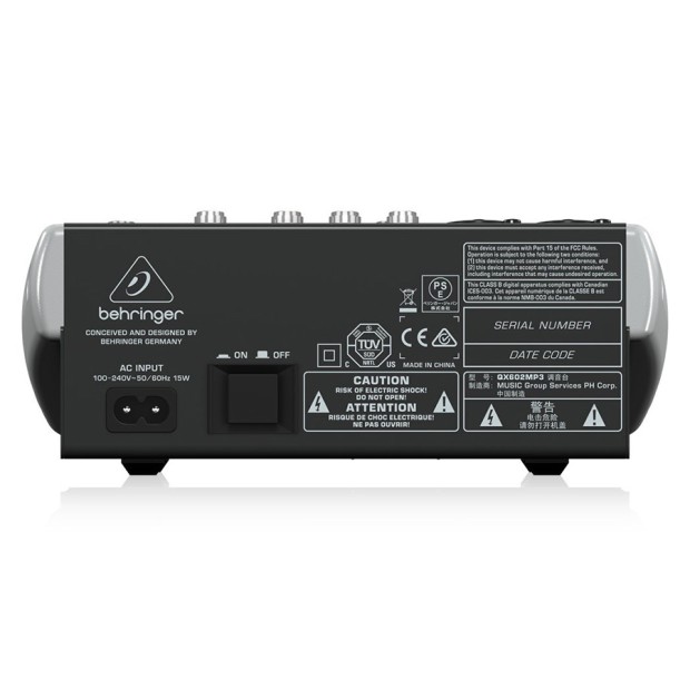 میکسر صدا بهرینگر Behringer Xenyx QX602MP3