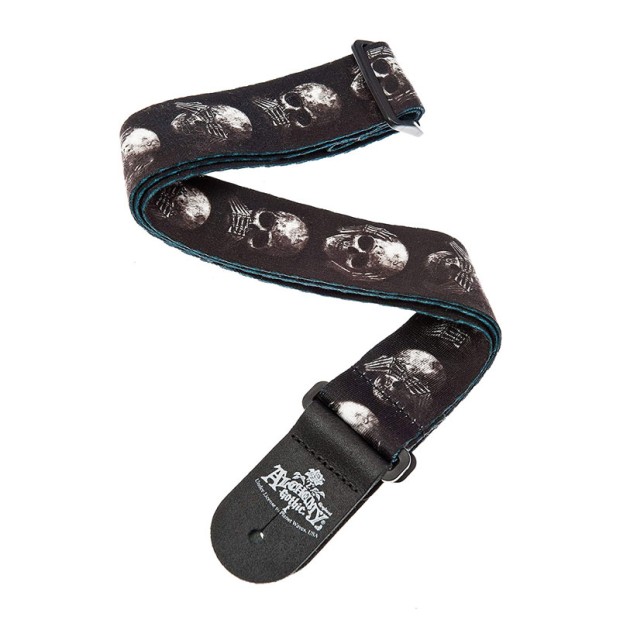 بند گیتار داداریو D'Addario Alchemy Guitar Strap, Muted Skulls
