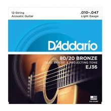 قیمت خرید فروش سیم گیتار آکوستیک داداریو D'Addario EJ36