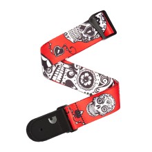 قیمت خرید فروش بند گیتار داداریو D'Addario Sugar Skulls Strap Red