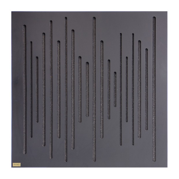 پنل آکوستیک دکونیک Deconik Wave Wood Absorption Black