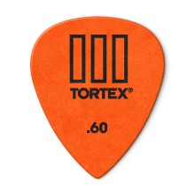 پیک گیتار دانلوپ Dunlop 462R 0.60mm Tortex III  Orange Guitar Pick
