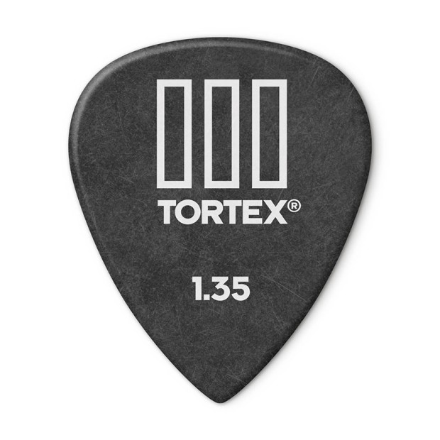 پیک گیتار دانلوپ Dunlop 462R 1.35mm Tortex III  Black Guitar Pick