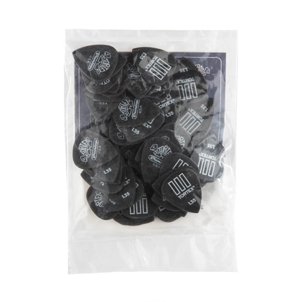 پیک گیتار دانلوپ Dunlop 462R 1.35mm Tortex III  Black Guitar Pick