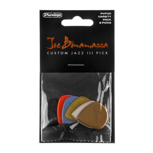 پیک گیتار دانلوپ Dunlop PVP121 Joe Bonamassa Jazz III Variety 6-pack