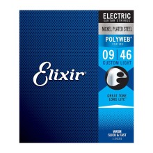 قیمت خرید فروش سیم گیتار الکتریک الکسیر Elixir 09-46 Polyweb