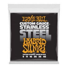 قیمت خرید فروش سیم گیتار الکتریک ارنی بال Ernie Ball 2247 Hybrid Slinky Stainless Steel 09-46