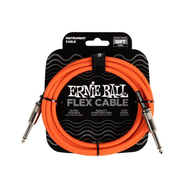 کابل گیتار ارنی بال Ernie Ball 6416 Flex 3.05m Orange