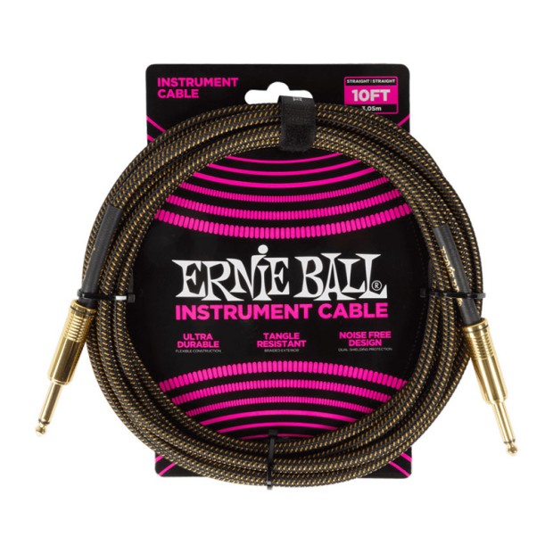 کابل رابط ارنی بال Ernie Ball 6428 Braided 3.05m Pay Dirt