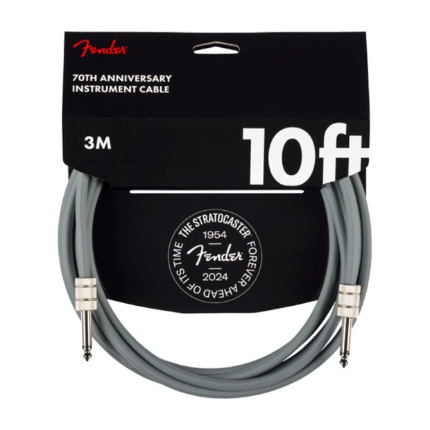 کابل گیتار فندر Fender 70th Anniversary Instrument Cable Gray 3m