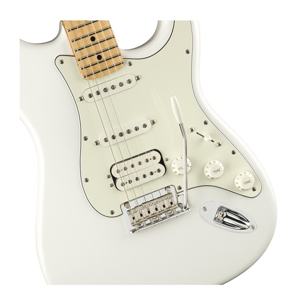 گیتار الکتریک فندر Fender Player Series Stratocaster HSS - Polar White w/ Maple Fingerboard