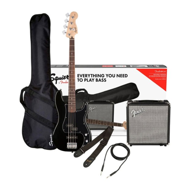 گیتار بیس فندر Squier Affinity Precision Bass PJ LRL Pack Black