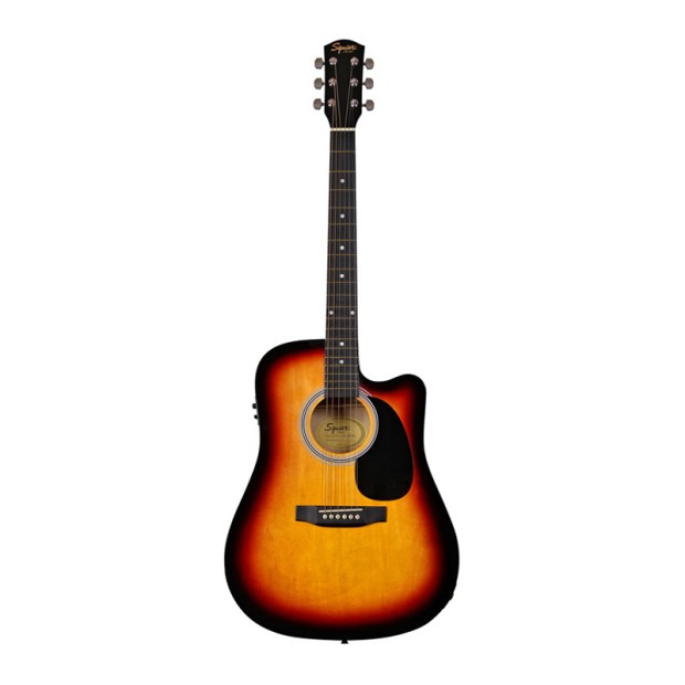 گیتار آکوستیک فندر Squier SA 105CE Dreadnought Stained Hardwood Sunburst