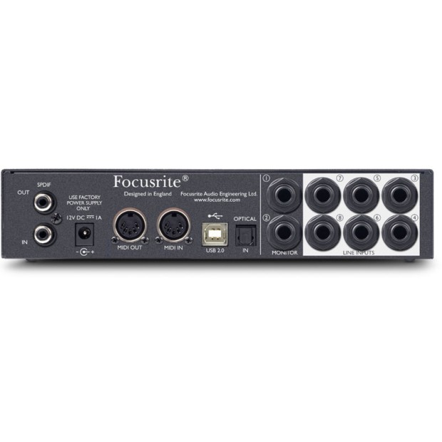 کارت صدا فوکوسرایت Focusrite Scarlett 18i6 USB 2.0