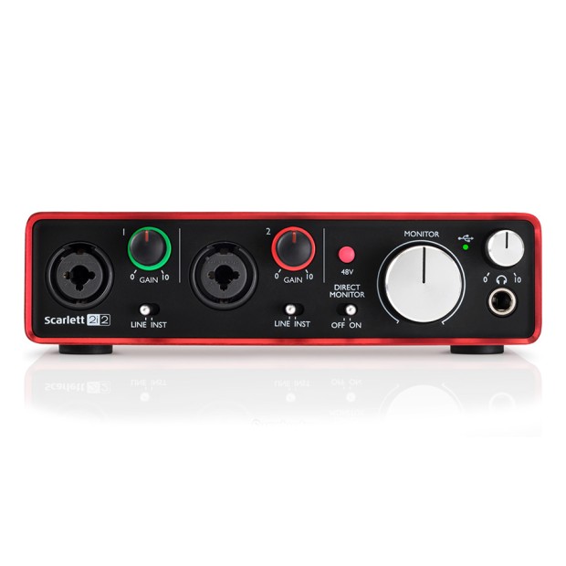 کارت صدا فوکوسرایت Focusrite Scarlett 2i2 G2