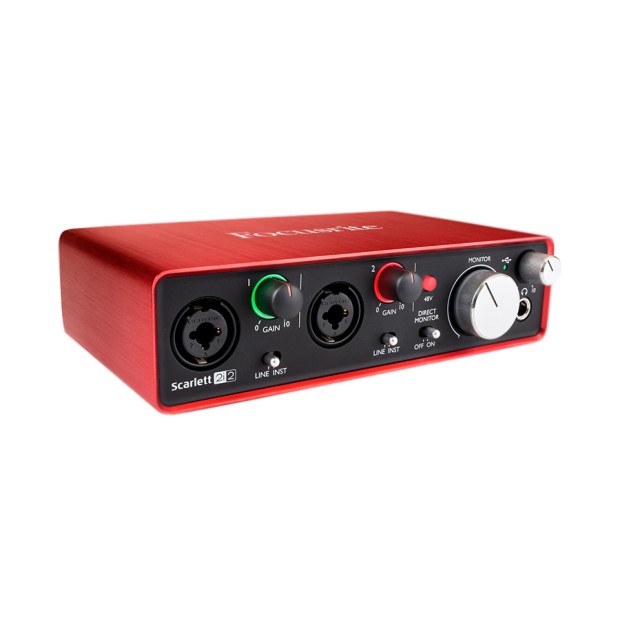 کارت صدا فوکوسرایت Focusrite Scarlett 2i2 G2