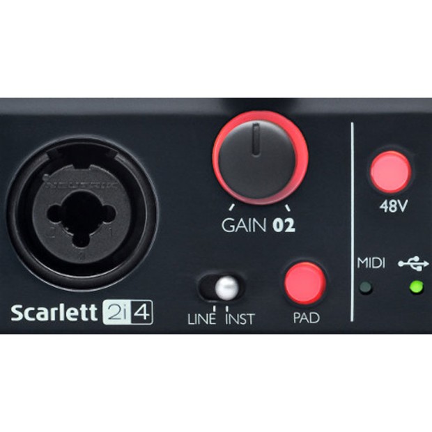 کارت صدا فوکوسرایت Focusrite Scarlett 2i4