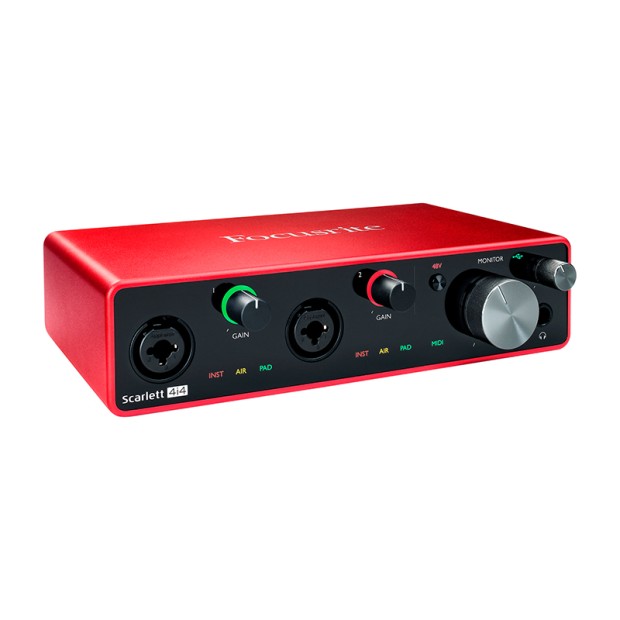 کارت صدا فوکوسرایت Focusrite Scarlett 4i4 3rd Gen