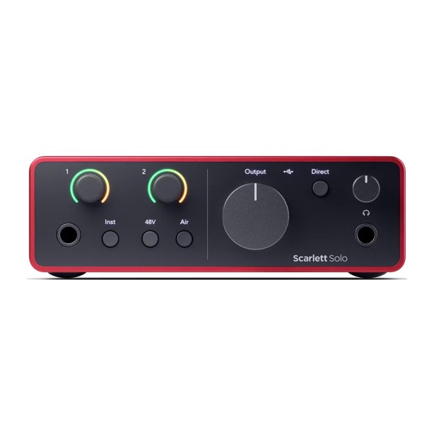 کارت صدا فوکوسرایت Focusrite Scarlett Solo 4th Gen