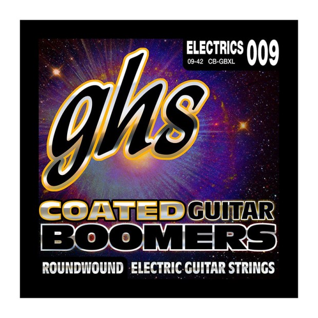 سیم گیتار الکتریک جی اچ اس GHS Coated Boomers Electric Guitar Strings 09-42