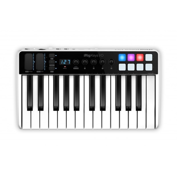 میدی کنترلر و کارت صدا آی کی مولتی مدیا IK Multimedia iRig Keys I/O 25