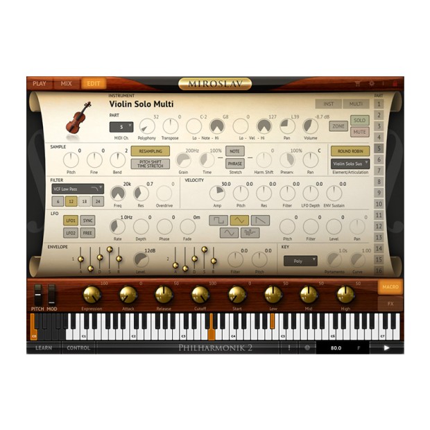 وی اس تی آی کی مولتی مدیا IK Multimedia Miroslav Philharmonik