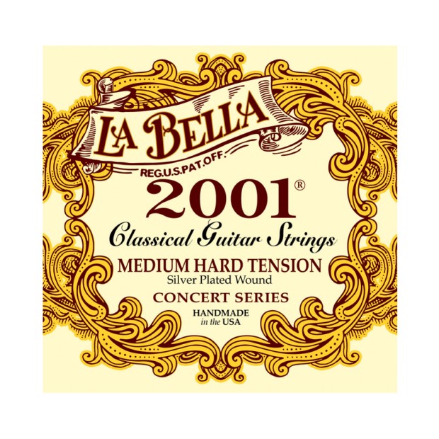سیم گیتار کلاسیک لابلا La Bella 2001 Classical-Medium Hard Tension